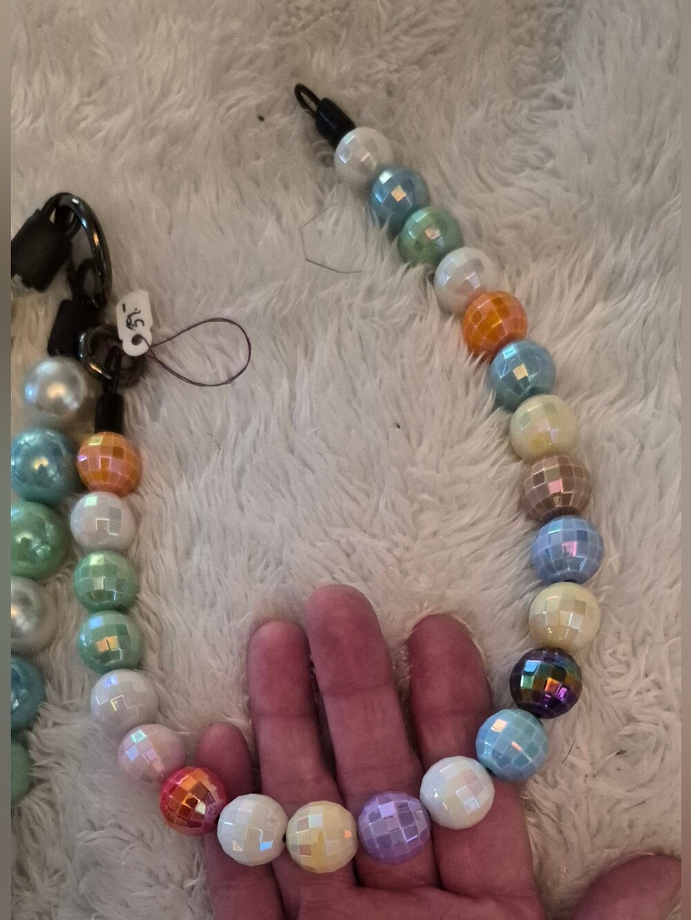 Iridescent Multicolor Beaded Necklace - Women Accessories